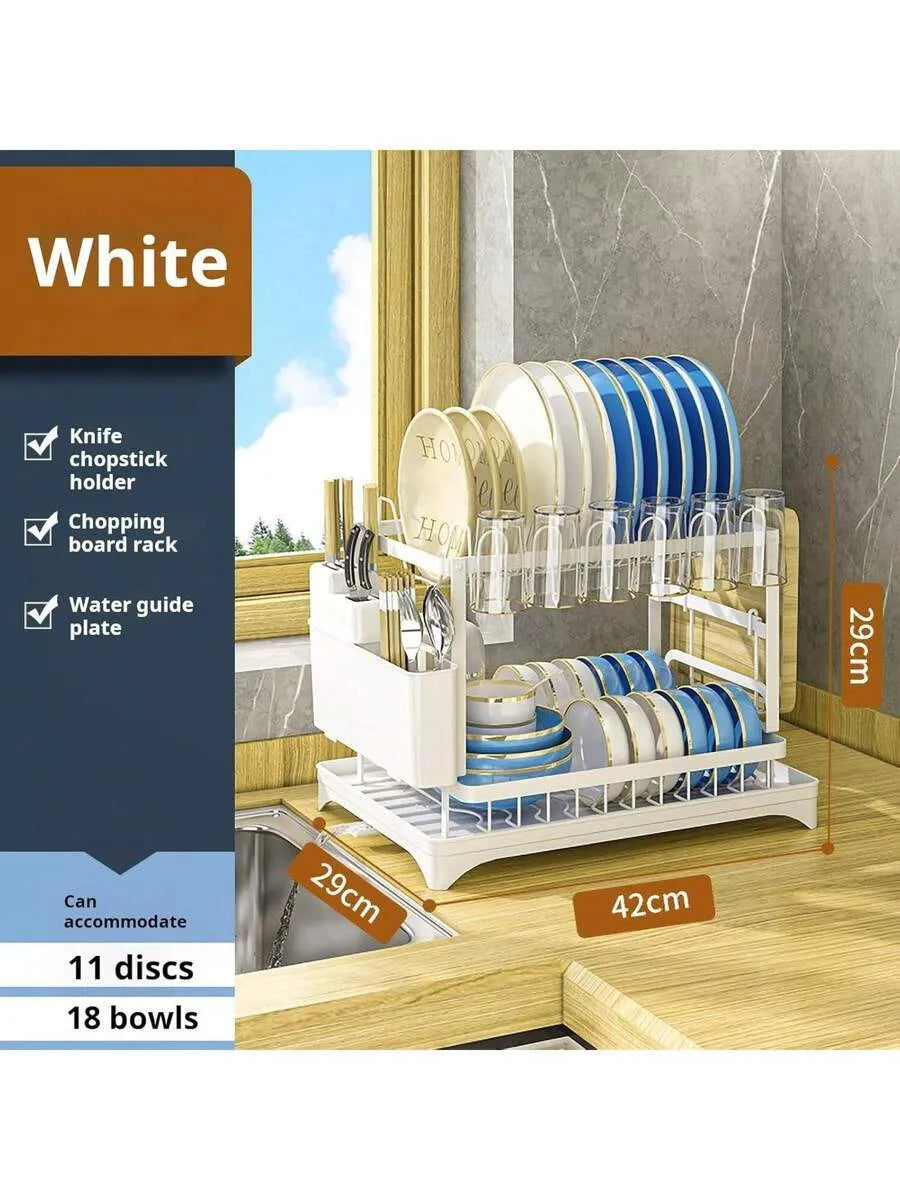 Dish Rack/Organizador de platos Blanco