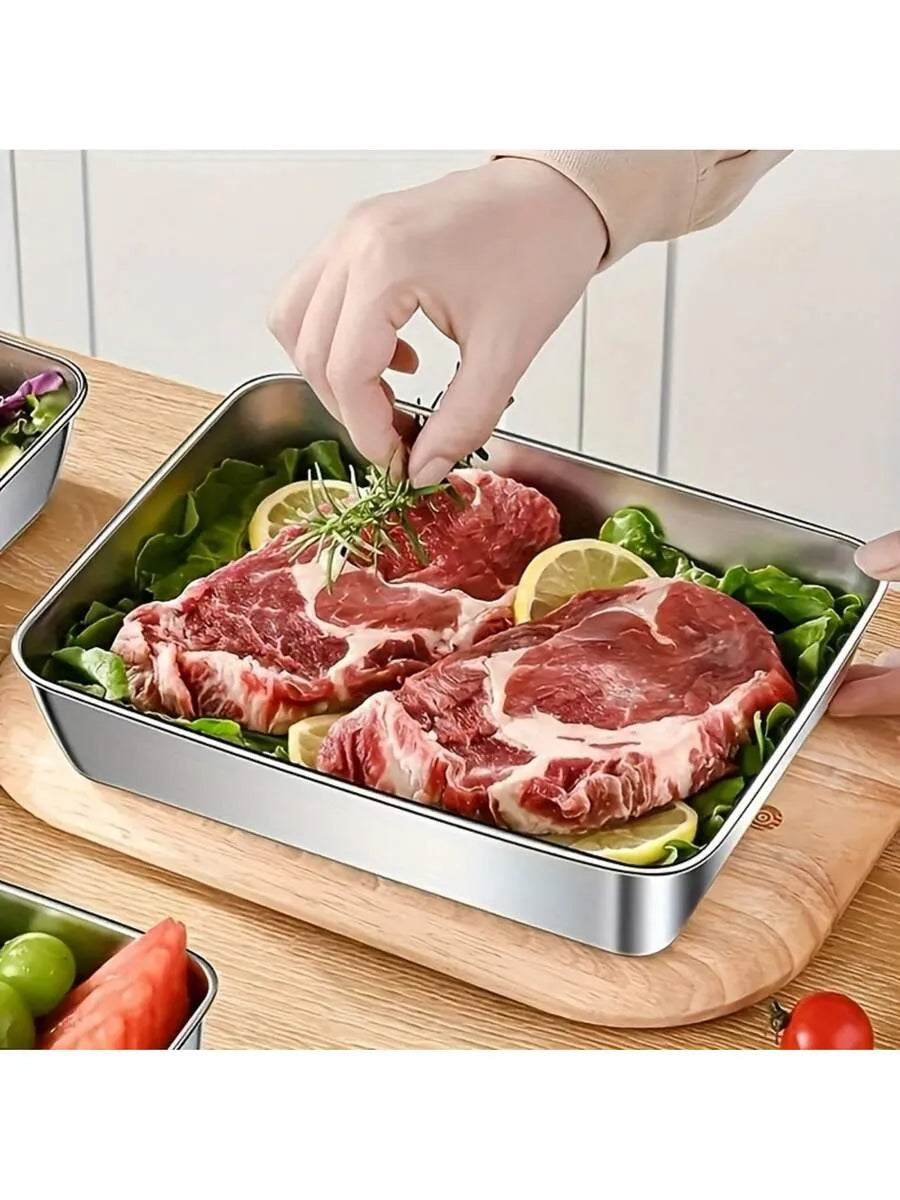 Stainless Steel Food Storage Container | Contenedor de Acero Inoxidable para Alimentos