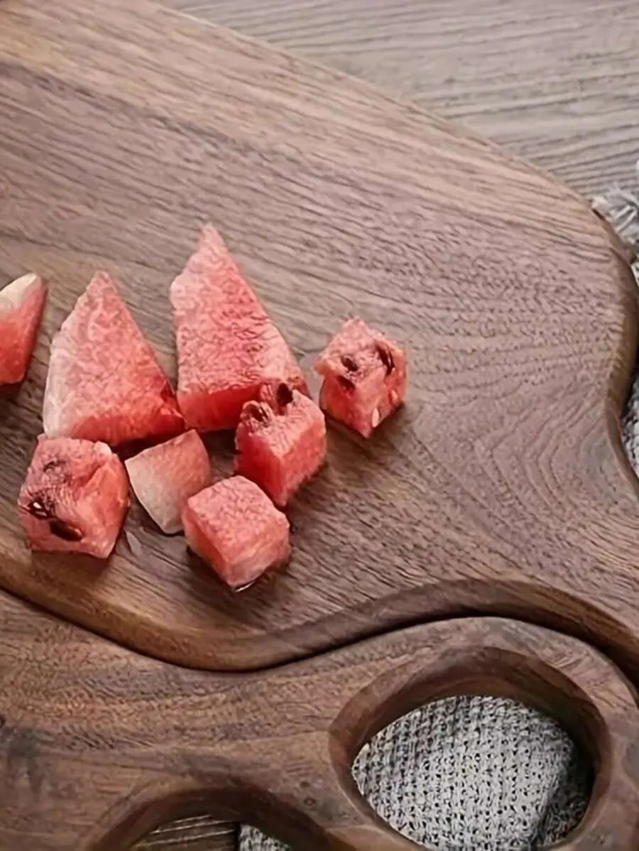 🚚 FREE SHIPPING Tabla de cortar de madera con asa/ Wooden cutting board with handle.