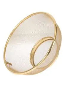 🚚 FREE SHIPPING Gold Stainless Steel Strainer Basket/Escurridor dorado de acero inoxidable