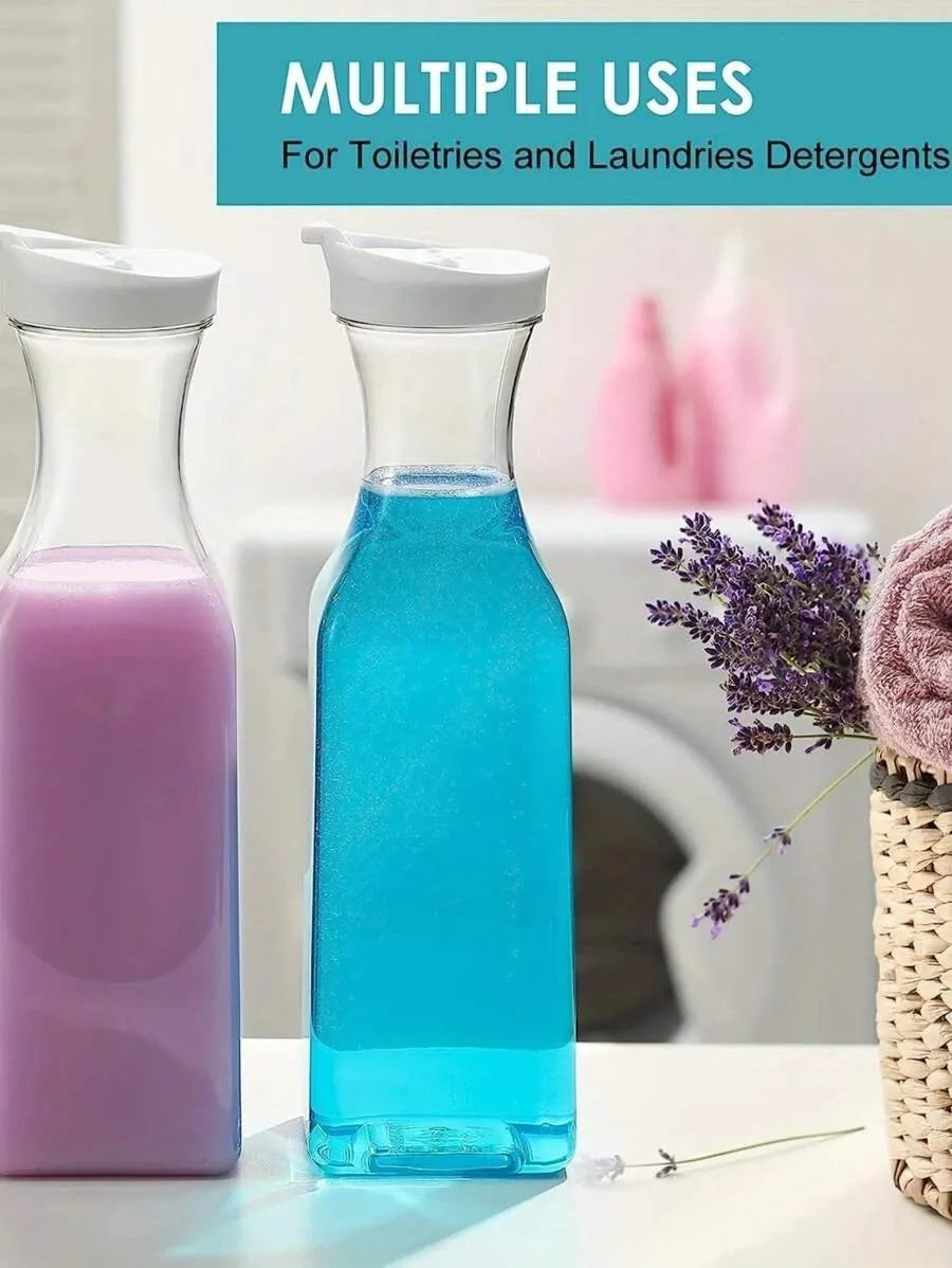 🚚 FREE SHIPPING Botella plástica con tapa para bebidas / Plastic Beverage Bottle with Lid